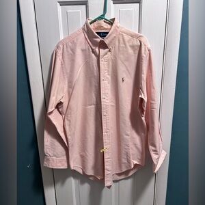 Polo by Ralph Lauren Men's Light Peach Button Down Shirt 16 32/33